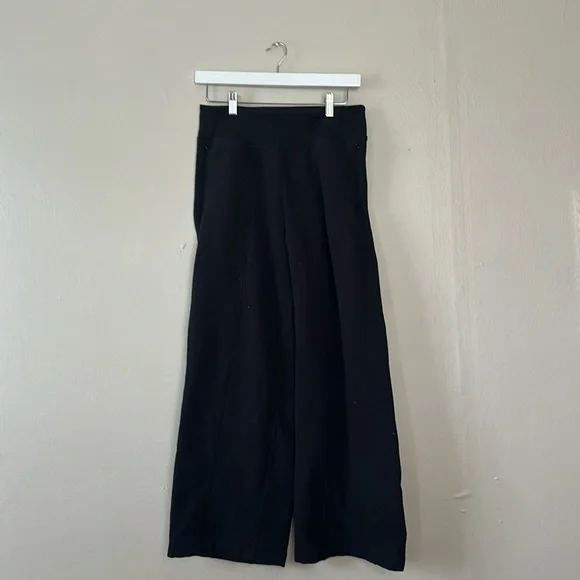 Athleta retro plush straight leg black sweatpants small - Picture 3 of 14